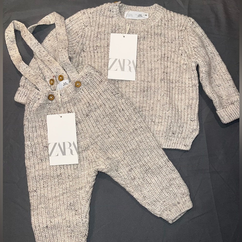*SOLD* Zara Baby Sweater and Pants Set